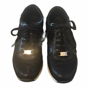 BeBe Black Lowtop Sneaker Size 8.5